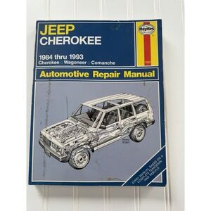 Haynes Automotive Repair Manual 1553  Jeep Cherokee Wagoneer Comanche 1984-1993